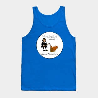 Happy Thanksgiving Pilgrim Tank Top